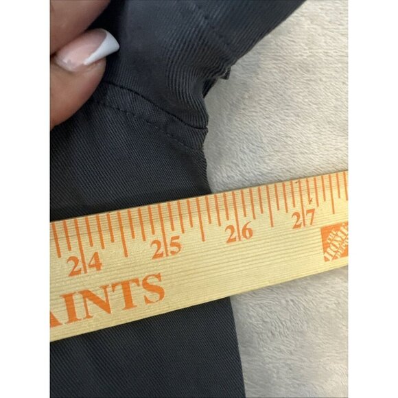 GAP Women’s Shirt Dress XXL Navy Shadow Gray Short Sleeve Collared Pocket NWT - Picture 8 of 11